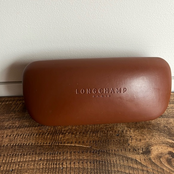 Longchamp Accessories - Longchamp Brown Leather Case